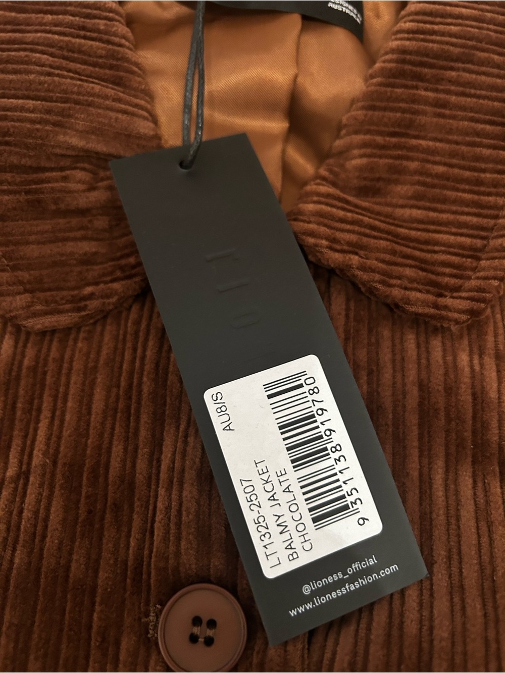 NWT • Lioness balmy jacket in chocolate - Picture 3 of 6
